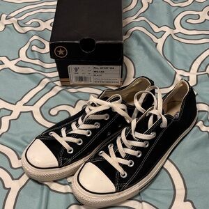 Converse Black and White Canvas Sneakers